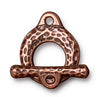 Antiqued Copper Maker Toggle Clasp Set (14mm)