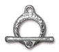 White Bronze Craftsman Toggle Clasp Set (16mm) - The Bead Chest