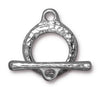 White Bronze Craftsman Toggle Clasp Set (16mm)