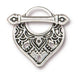 Antiqued Silver Middle Eastern Toggle Clasp Set (22x19mm) - The Bead Chest