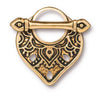 Antiqued Gold Middle Eastern Toggle Clasp Set (22x19mm)