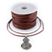 2.0mm Brown Flat Leather Cord (75ft) - The Bead Chest