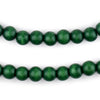 Green Round Natural Wood Beads (8mm)