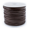1.5mm Dark Brown Flat Leather Cord (75ft)