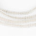 Matte Clear Ghana Glass Seed Beads (4mm) - The Bead Chest
