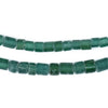 Deep Aqua Java Glass Beads (5-9mm)
