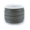 0.8mm Grey Round Leather Cord (75ft)