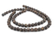 Matte Round Bronzite Beads (10mm) - The Bead Chest