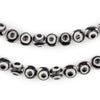 Black & White Agate Eye Beads