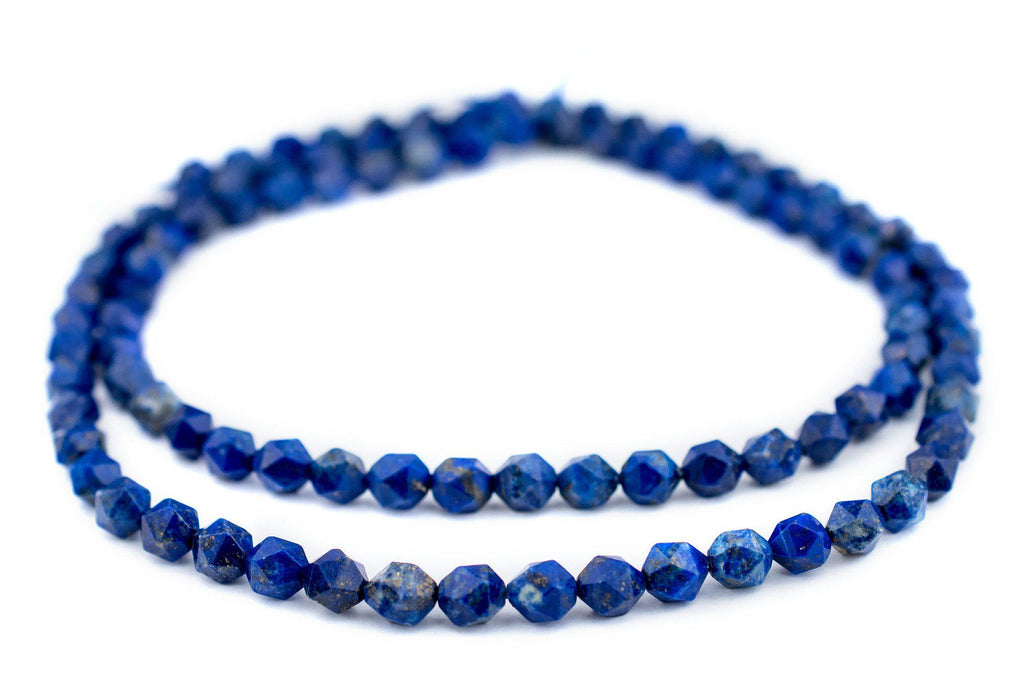 Faceted Lapis Lazuli Beads (8mm) - The Bead Chest