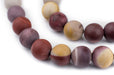 Matte Round Mookaite Beads (12mm) - The Bead Chest