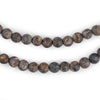 Matte Round Bronzite Beads (6mm)
