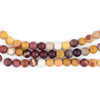 Matte Round Mookaite Beads (4mm)