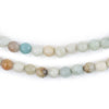 Faceted Round Amazonite Beads (6mm)