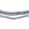 Silver Hematite Interlocking Snake Beads (4mm)