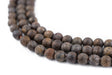 Matte Round Bronzite Beads (4mm) - The Bead Chest