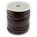 6.0mm Dark Brown Flat Leather Cord (75ft) - The Bead Chest
