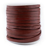 4.0mm Brown Flat Leather Cord (75ft)