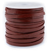 5.0mm Brown Flat Leather Cord (75ft)
