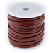 5.0mm Brown Flat Leather Cord (75ft) - The Bead Chest