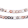Round Pink Zebra Jasper Beads (6mm)