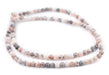 Round Pink Zebra Jasper Beads (6mm) - The Bead Chest