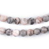 Round Pink Zebra Jasper Beads (8mm)