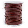 3.0mm Brown Flat Leather Cord (75ft)