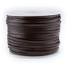 2.0mm Dark Brown Flat Leather Cord (75ft)