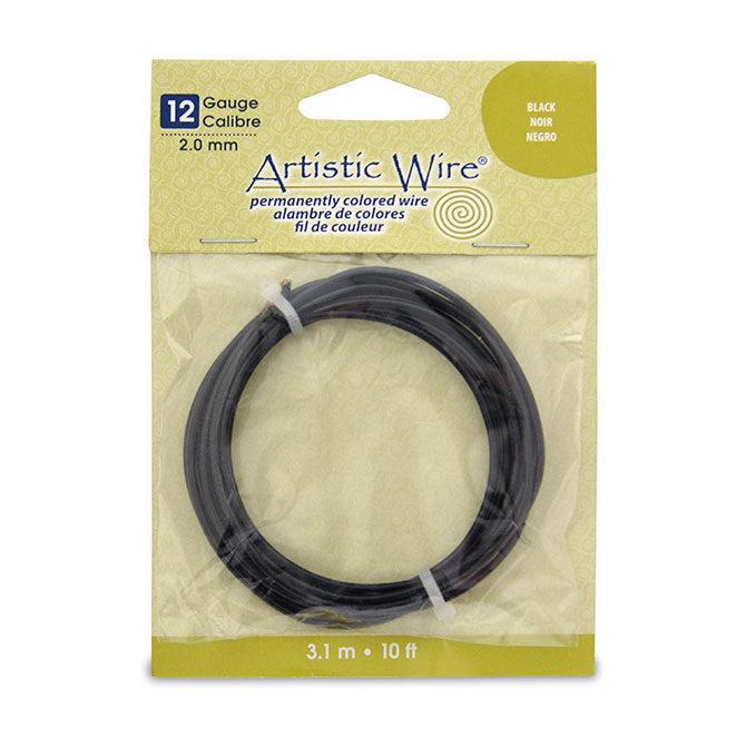 12 Gauge Black Artistic Wire (10ft) - The Bead Chest