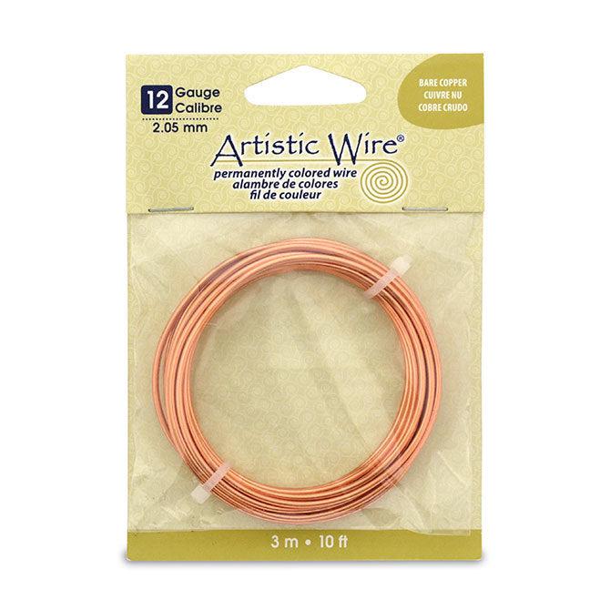 12 Gauge Bare Copper Artistic Wire (10ft) - The Bead Chest
