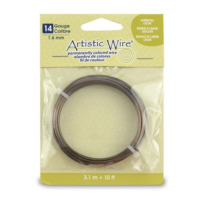 14 Gauge Antique Brass Artistic Wire (10ft) - The Bead Chest