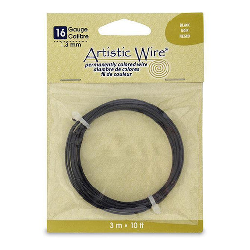 16 Gauge Black Artistic Wire (10ft) - The Bead Chest