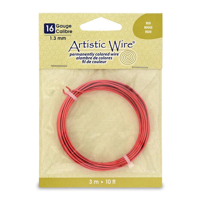 16 Gauge Red Artistic Wire (10ft) - The Bead Chest
