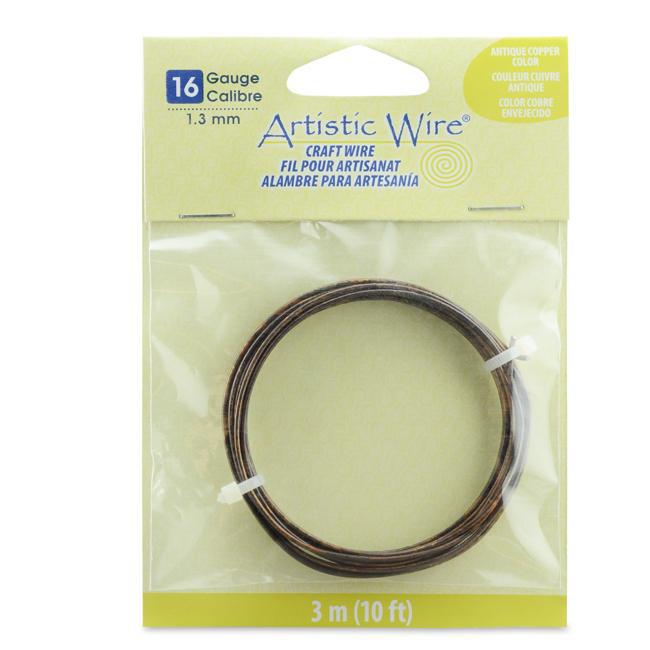 16 Gauge Antique Copper Color Artistic Wire (10ft) - The Bead Chest