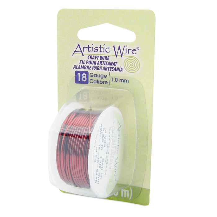 18 Gauge Burgundy Artistic Wire (12ft) - The Bead Chest