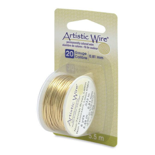 20 Gauge Tarnish Resistant Brass Artistic Wire (18ft)