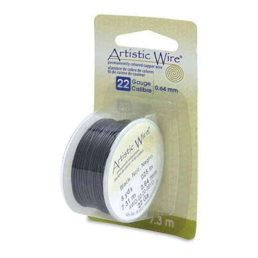 22 Gauge Black Artistic Wire (24ft) - The Bead Chest