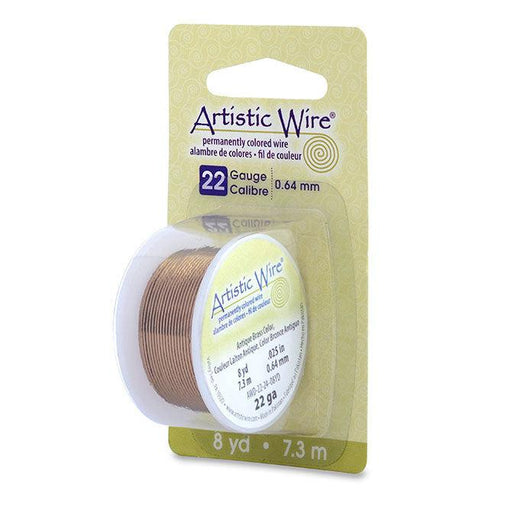 22 Gauge Antique Brass Artistic Wire (24ft)