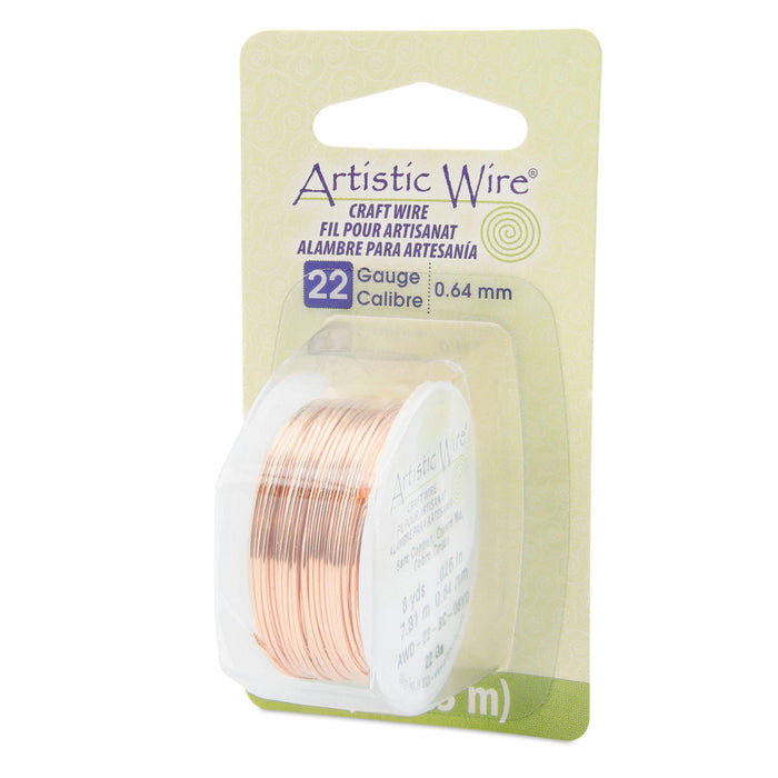 22 Gauge Bare Copper Artistic Wire (24ft) - The Bead Chest
