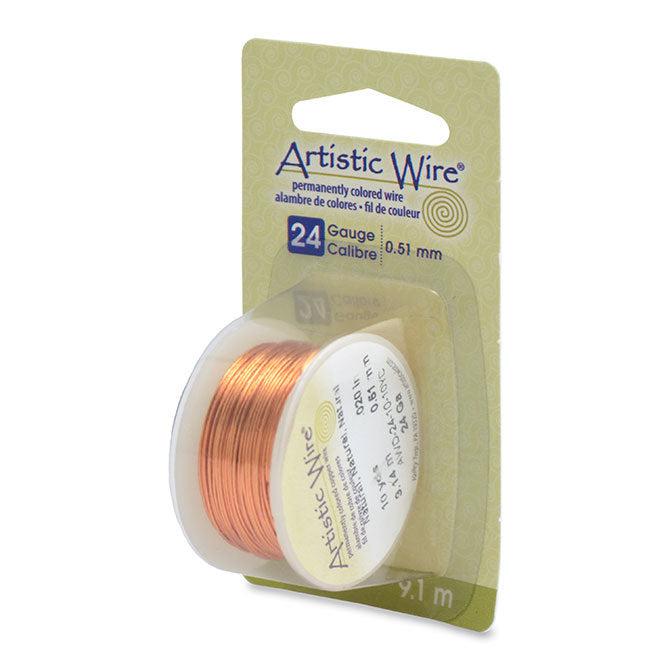 24 Gauge Natural Artistic Wire (30ft) - The Bead Chest