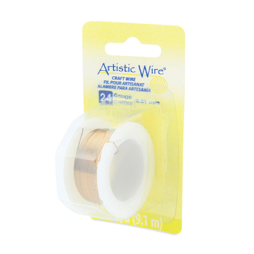 24 Gauge Antique Brass Artistic Wire (30ft) - The Bead Chest