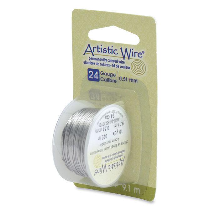 24 Gauge Stainless Steel Artistic Wire (30ft) - The Bead Chest