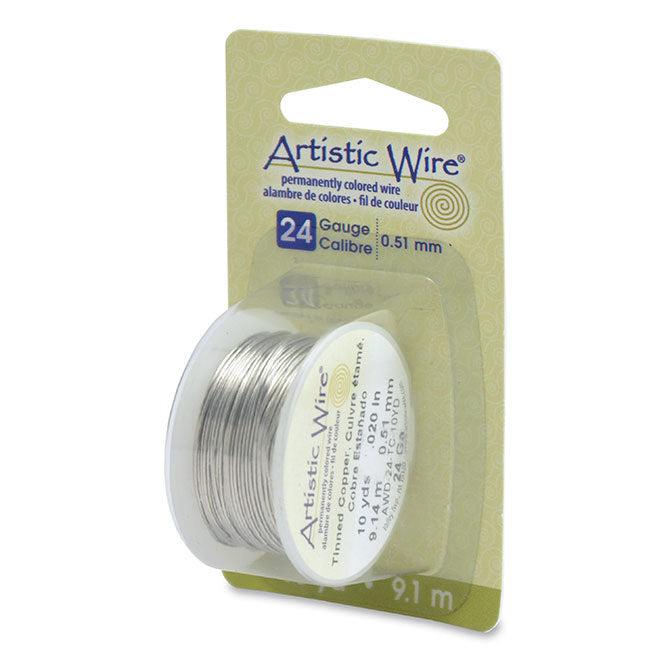 24 Gauge Tinned Copper Artistic Wire (30ft) - The Bead Chest