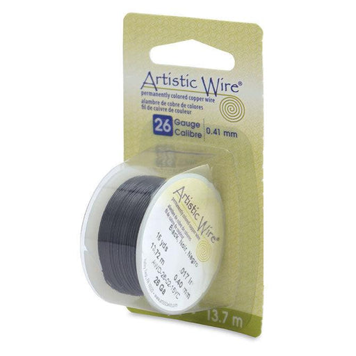 26 Gauge Black Artistic Wire (45ft) - The Bead Chest