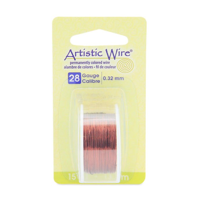 28 Gauge Brown Artistic Wire (45ft) - The Bead Chest
