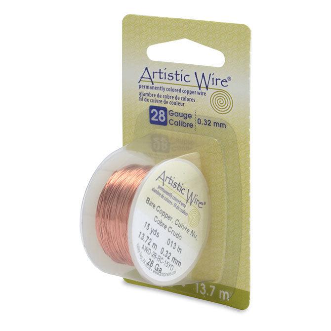 28 Gauge Bare Copper Artistic Wire (45ft) - The Bead Chest