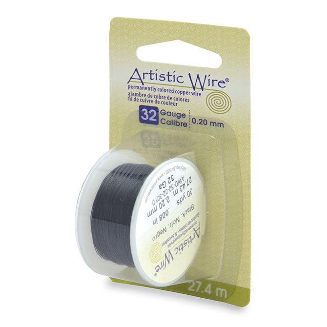 32 Gauge Black Artistic Wire (90ft) - The Bead Chest