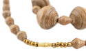 Brown Recycled Paper Beads from Uganda (Large) - The Bead Chest