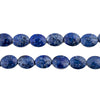 Flat Oval Lapis Lazuli Beads (8-10mm)